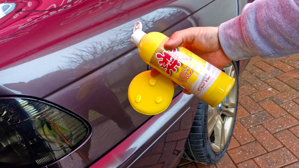 Experience the Brilliance: Splash Detailing Golden Delicious Liquid Wax