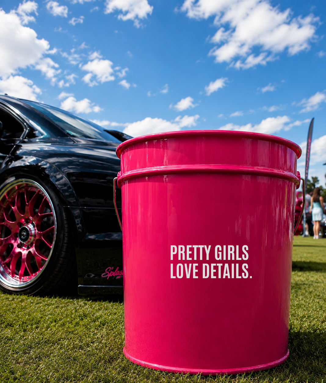 Splash Metal Show Bucket - Gloss Pink